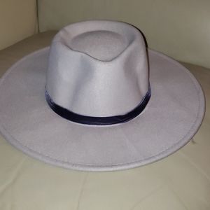 A wide brim hat